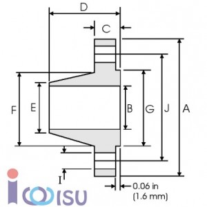 CLASS 900 RTJ WELD NECK FLANGE INOX 304 CLASS 900 RTJ WELD NECK FLANGE INOX 304