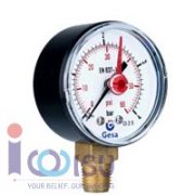 ĐỒNG HỒ ÁP SUẤT GESA NHỰA VÀ ĐIỂM ĐỎ M0101