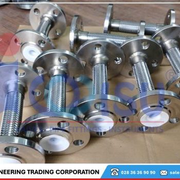 Khớp Nối Mềm Inox SS304 SS316 Mặt Bích | DN15–DN300